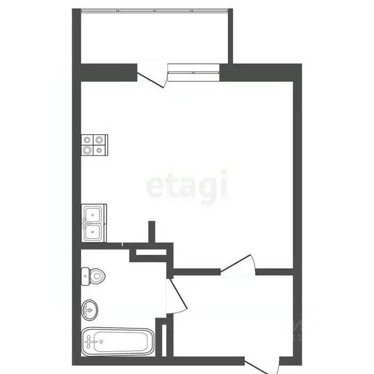 Студия Мордовия, Саранск ул. Тавлинская Набережная, 1 (29.4 м) - Фото 2