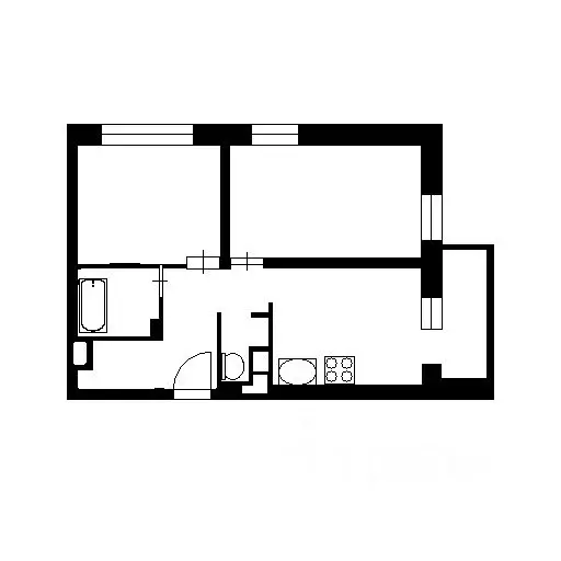 3-к кв. Ленинградская область, Ломоносовский район, Оржицкое с/пос, д. ... - Фото 2