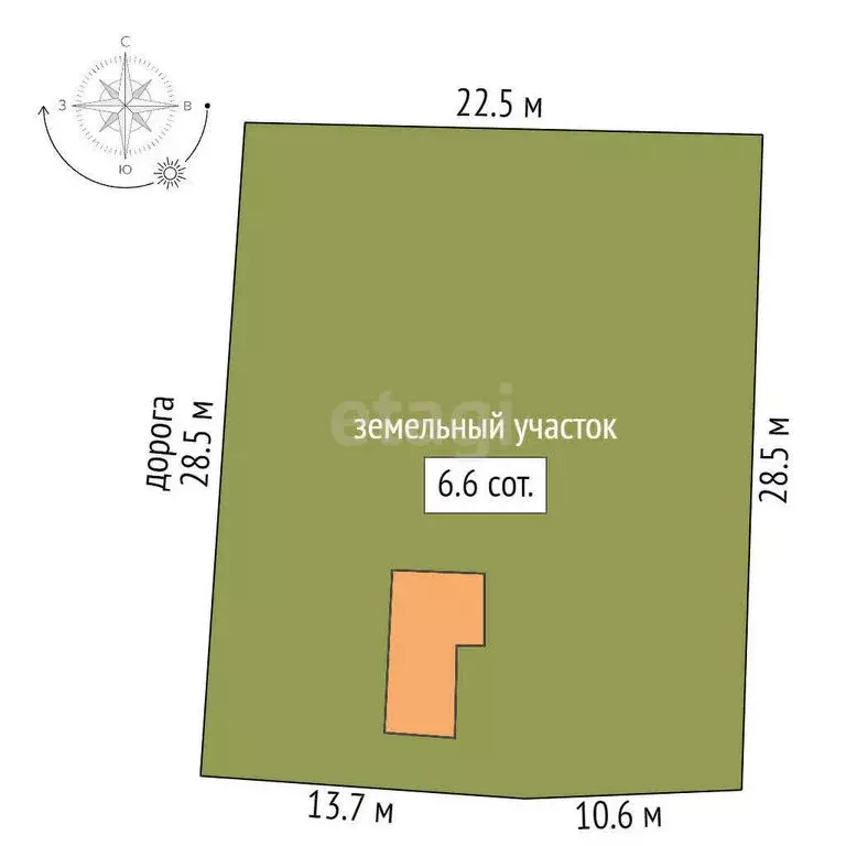 Дом в Ялуторовск, улица Ентальцева (24.1 м) - Фото 1