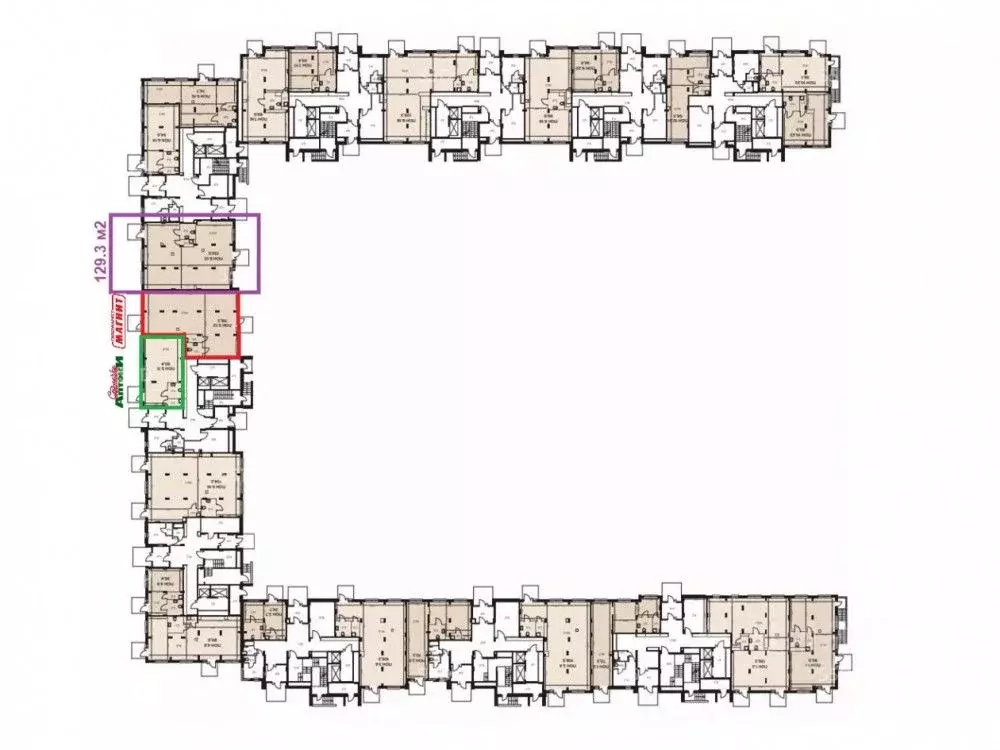 Помещение свободного назначения в Москва Ленинградское ш., 228к5 (129 ... - Фото 1