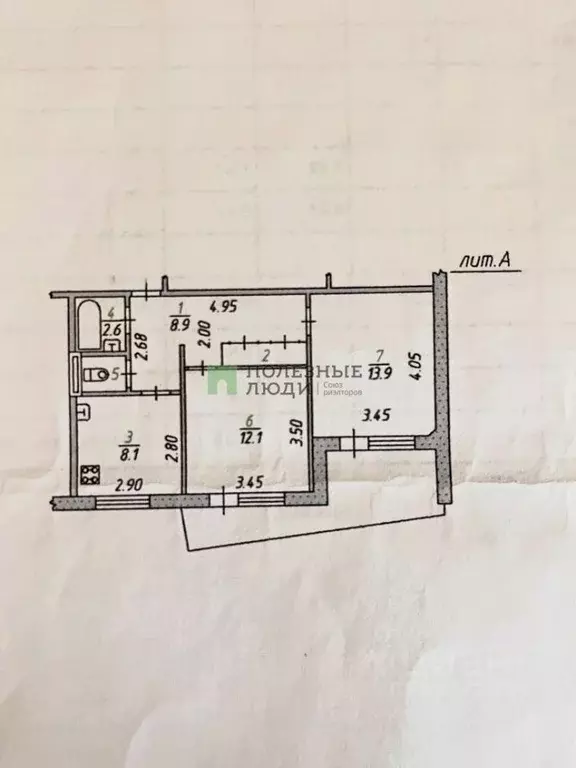 2-к кв. Орловская область, Орел Раздольная ул., 72 (47.9 м) - Фото 1