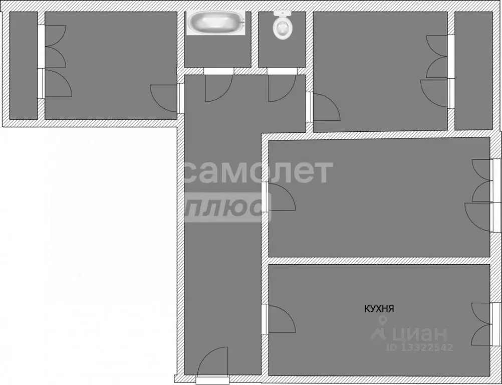 3-к кв. Смоленская область, Смоленск ул. Нормандия-Неман, 2 (60.1 м) - Фото 2