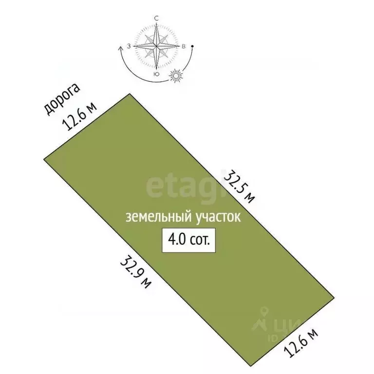 Участок в Башкортостан, Стерлитамакский район, Отрадовский сельсовет, ... - Фото 1