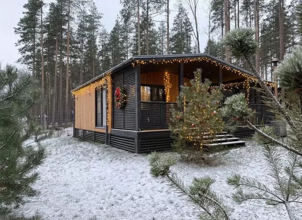 Дом в Ленинградская область, Выборгский район, Полянское с/пос, пос. ... - Фото 2