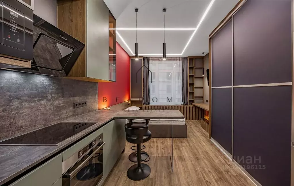 Студия Санкт-Петербург Ремесленная ул., 15 (24.0 м) - Фото 1