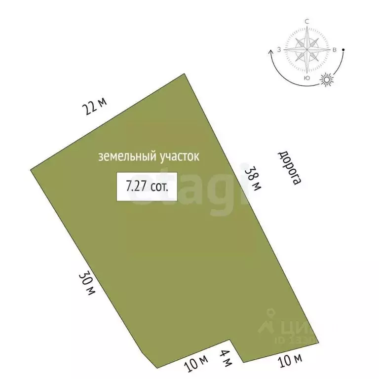 Участок в Омская область, Омск Изыскатель СНТ,  (7.27 сот.) - Фото 1