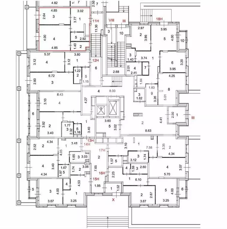 Помещение свободного назначения в Москва Краснобогатырская ул., 40 (59 ... - Фото 2