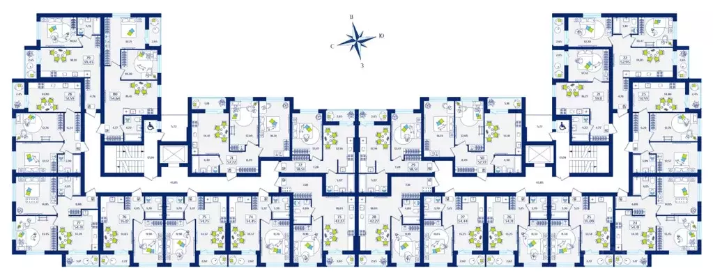 1-к кв. Калининградская область, Зеленоградск  (34.73 м) - Фото 2