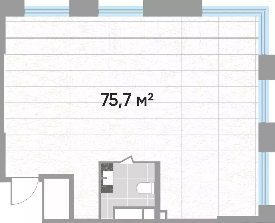 Помещение свободного назначения в Москва Зорге 9 жилой комплекс, 9Ак6 ... - Фото 2