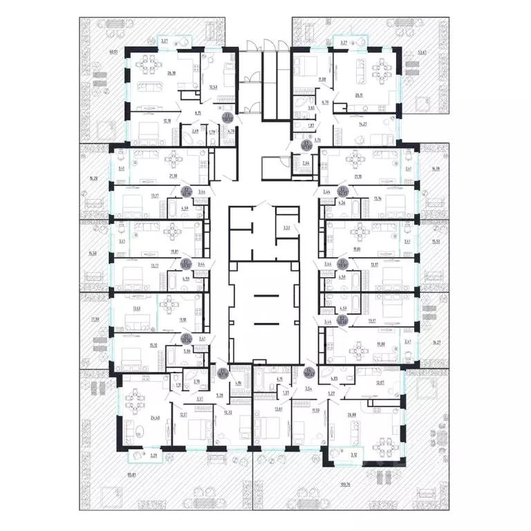 2-к кв. Тульская область, Тула ул. Сурикова, 22 (127.05 м) - Фото 1