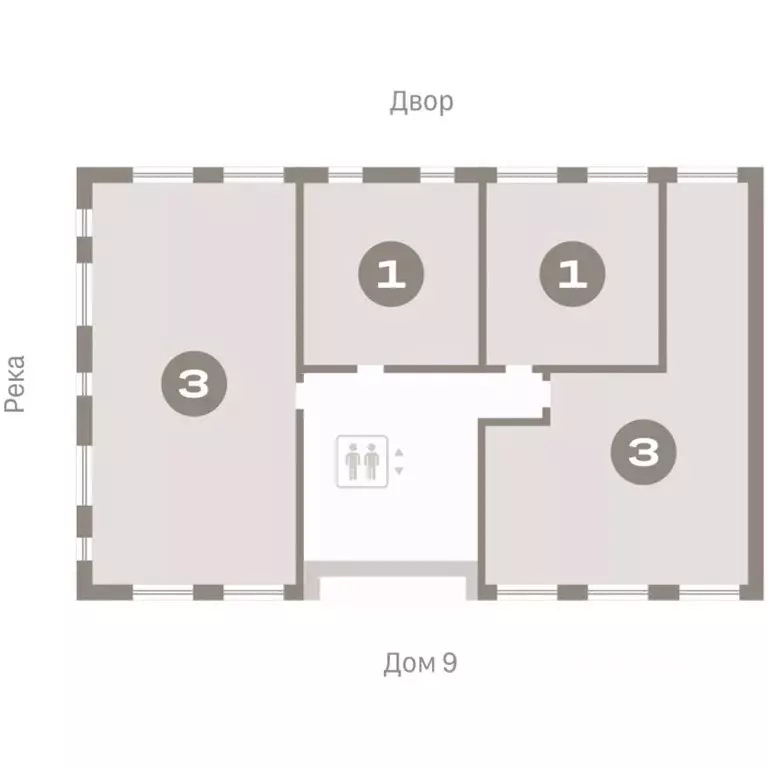 1-к кв. Тюменская область, Тюмень Причальная ул., 7 (49.81 м) - Фото 1
