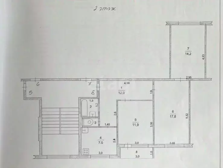 3-к кв. Московская область, Дмитровский муниципальный округ, Деденево ... - Фото 1