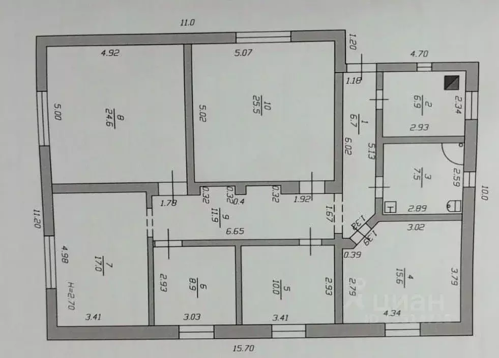 Дом в Краснодарский край, Анапа муниципальный округ, с. Юровка ул. ... - Фото 2
