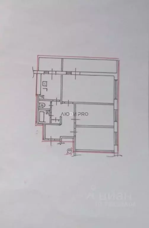 3-к кв. Ярославская область, Ярославль Ленинградский просп., 57 (56.5 ... - Фото 1