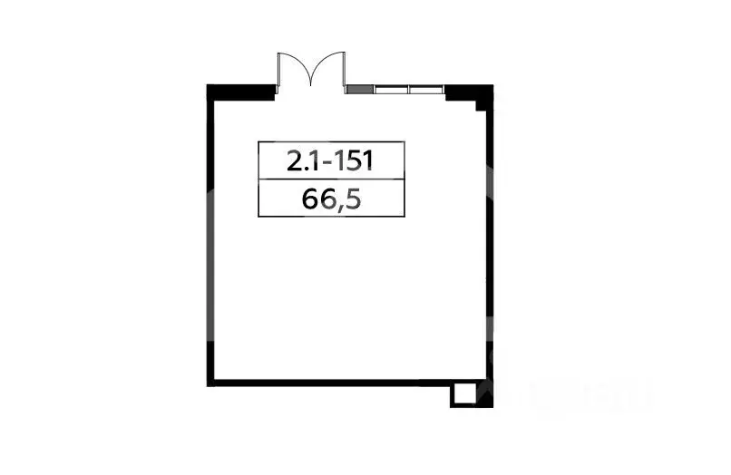 Помещение свободного назначения в Москва БК Прокшино тер., 2 (67 м) - Фото 2