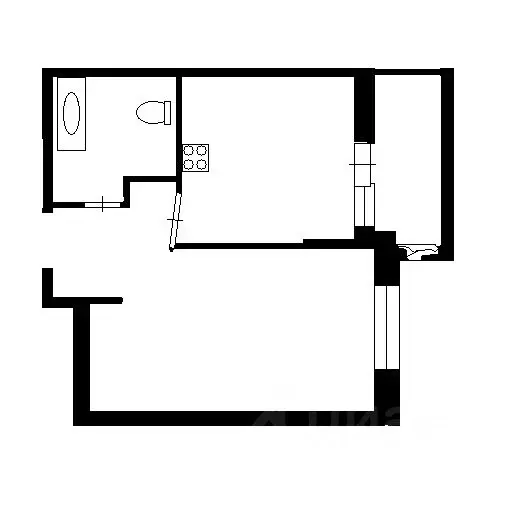 1-к кв. Санкт-Петербург ул. Летчика Лихолетова, 14к3 (35.2 м) - Фото 1
