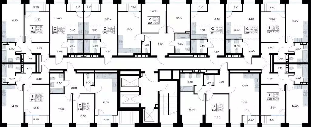 3-к кв. Приморский край, Владивосток ул. Нейбута, 135 (62.6 м) - Фото 2