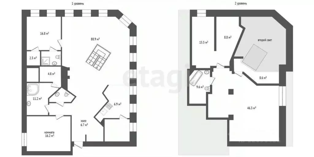 4-к кв. Москва Большая Бронная ул., 27/4 (255.0 м) - Фото 2