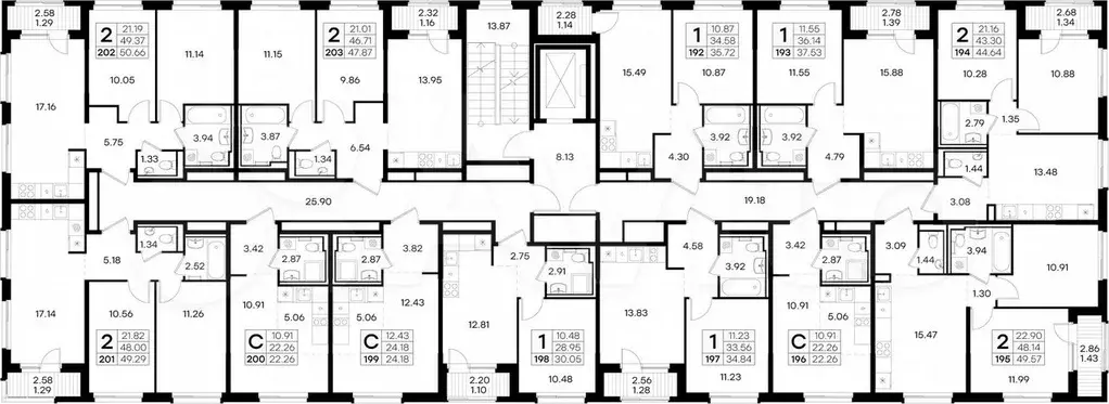 1-к. квартира, 35,7 м, 8/9 эт. - Фото 1
