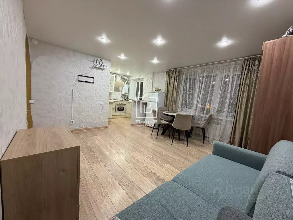 Студия Калужская область, Калуга Московская ул., 291к2 (34.0 м) - Фото 2