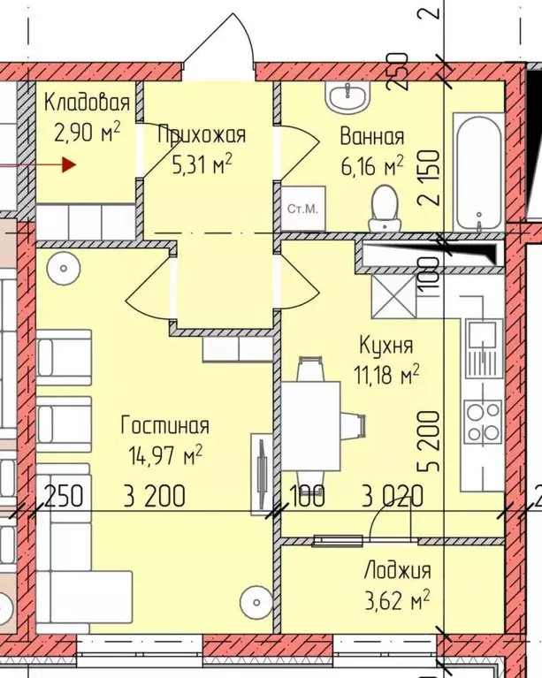 1-к кв. Чеченская республика, Грозный ул. Ризвана Исаевича Гайдабаева, ... - Фото 0