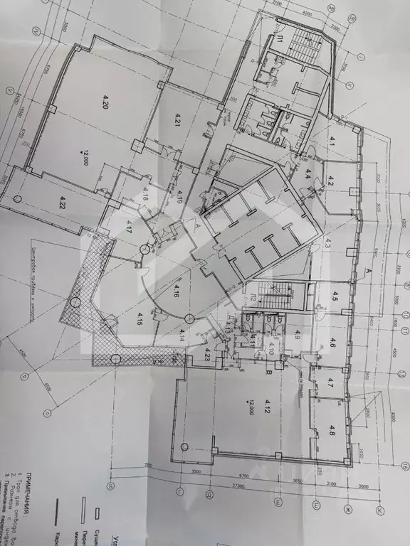 Помещение свободного назначения в Москва Семеновская пл., 1А (900 м) - Фото 2