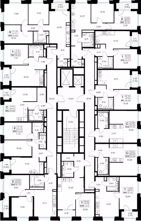 1-к кв. Мурманская область, Мурманск Долина Уюта тер.,  (34.34 м) - Фото 2