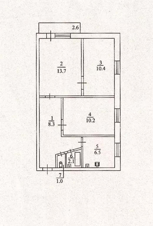 3-к кв. Саратовская область, Саратов Санаторный проезд, 1 (52.2 м) - Фото 0