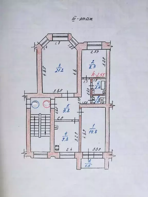 3-к кв. Мордовия, Саранск Демократическая ул., 48 (66.0 м) - Фото 1