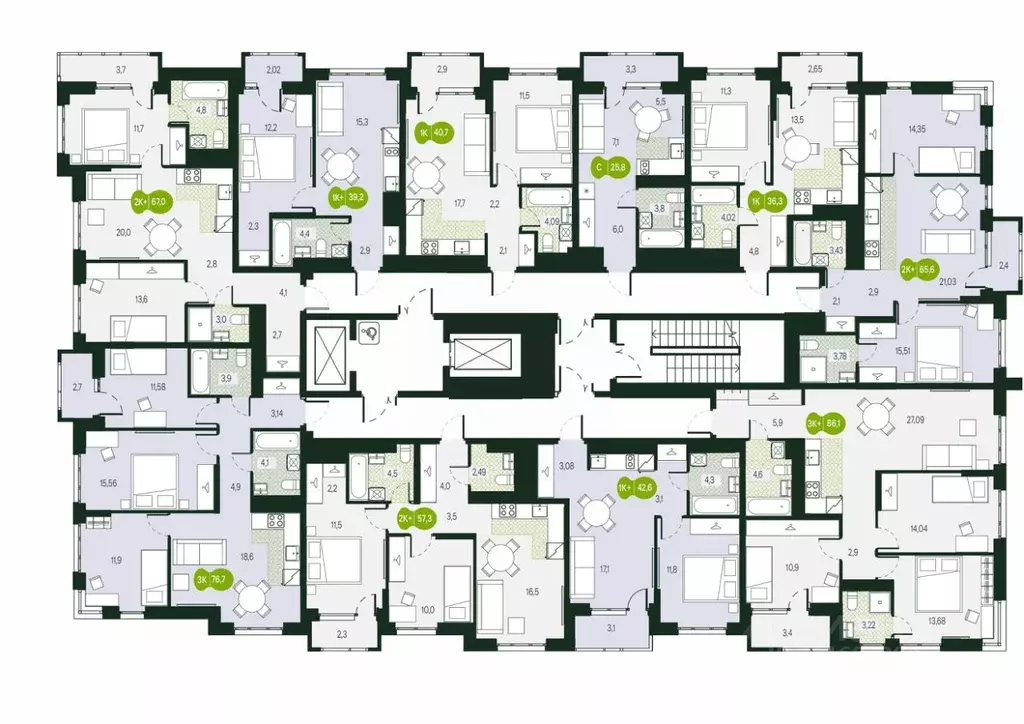 3-к кв. Забайкальский край, Чита Каштакский мкр,  (65.6 м) - Фото 1