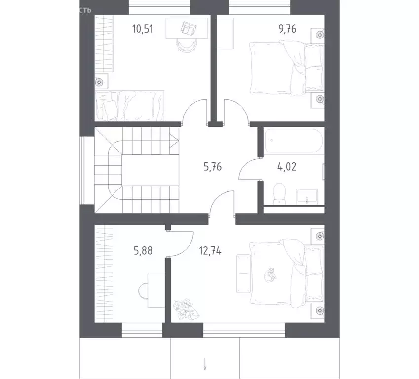 Дом в Московская область, Дмитровский муниципальный округ, деревня ... - Фото 2