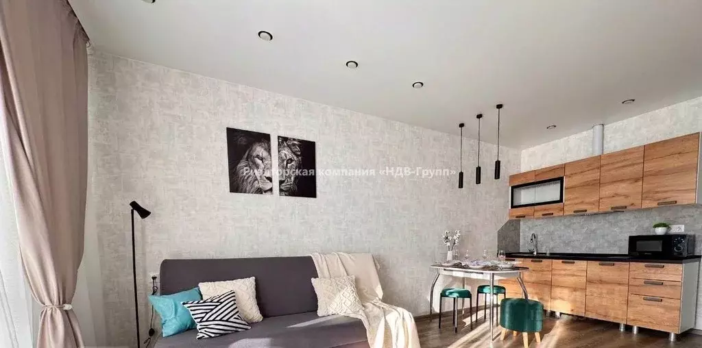 Студия Хабаровский край, Хабаровск Совхозная ул., 35/1Б (32.0 м) - Фото 1