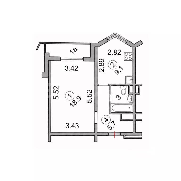 1-к кв. Москва Селигерская ул., 2 (37.2 м) - Фото 2