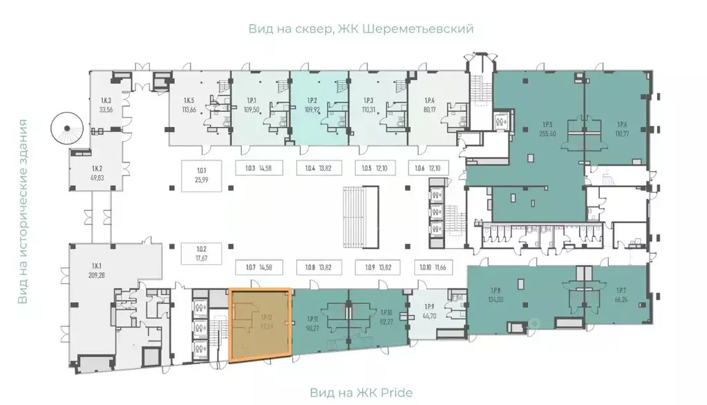 Торговая площадь в Москва Складочная ул., 6С36 (98 м) - Фото 2