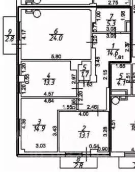 3-к кв. Ставропольский край, Пятигорск Украинская ул., 39 (92.0 м) - Фото 2