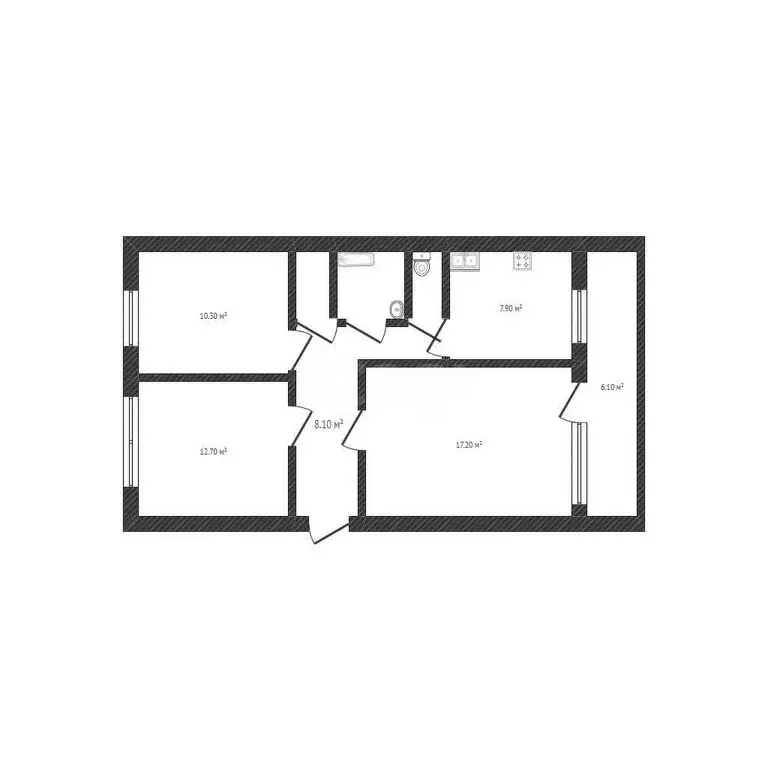 3-комнатная квартира: Ставрополь, улица Михаила Морозова, 105 (61.7 м) - Фото 0