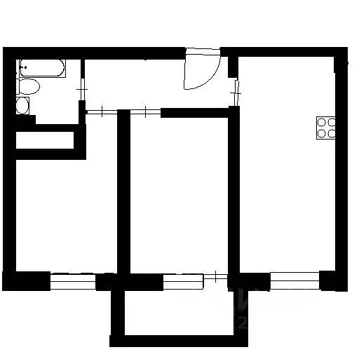 3-к кв. Санкт-Петербург ул. Руднева, 8К2 (70.0 м) - Фото 1