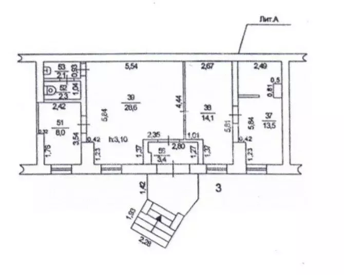 Помещение свободного назначения (72 м) - Фото 1