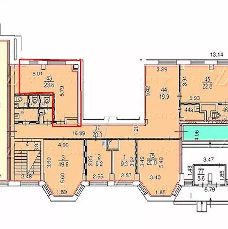 Помещение свободного назначения (24 м) - Фото 1