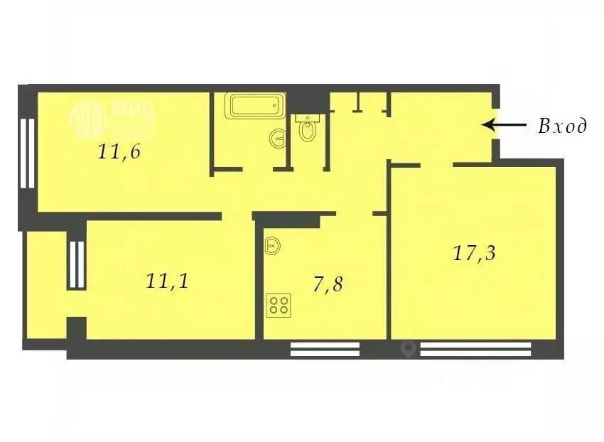 3-к кв. Москва Алтуфьевское ш., 85А (61.9 м) - Фото 1