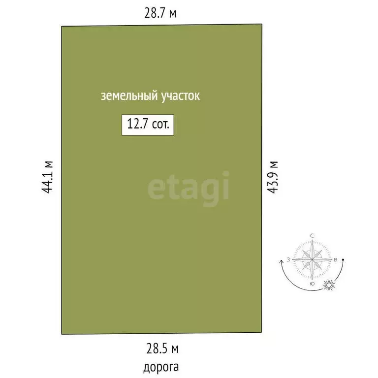 Участок в Тюменский муниципальный округ, село Червишево (12.68 м) - Фото 1