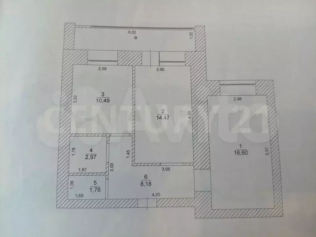 2-к. квартира, 54,5 м, 5/12 эт. - Фото 0