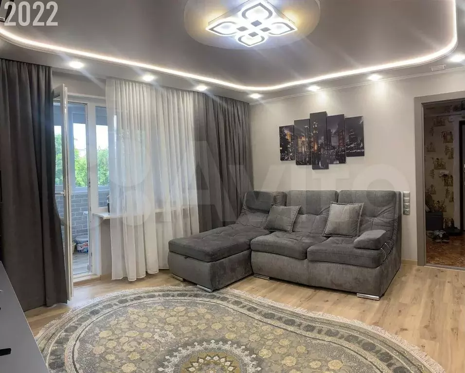 3-к. квартира, 69 м, 3/9 эт. - Фото 1