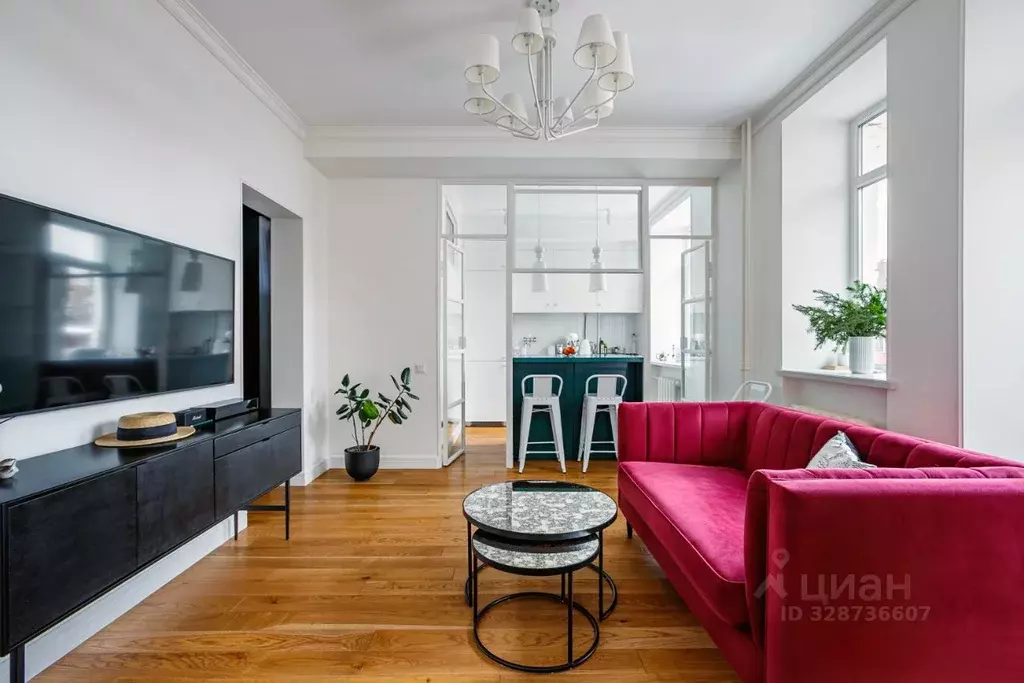 2-к кв. Москва 2-я Песчаная ул., 2к4 (45.3 м) - Фото 1