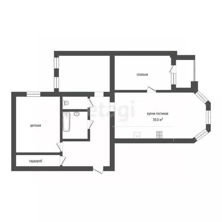 3-к кв. Тюменская область, Тюмень ул. Революции, 228 (92.6 м) - Фото 0