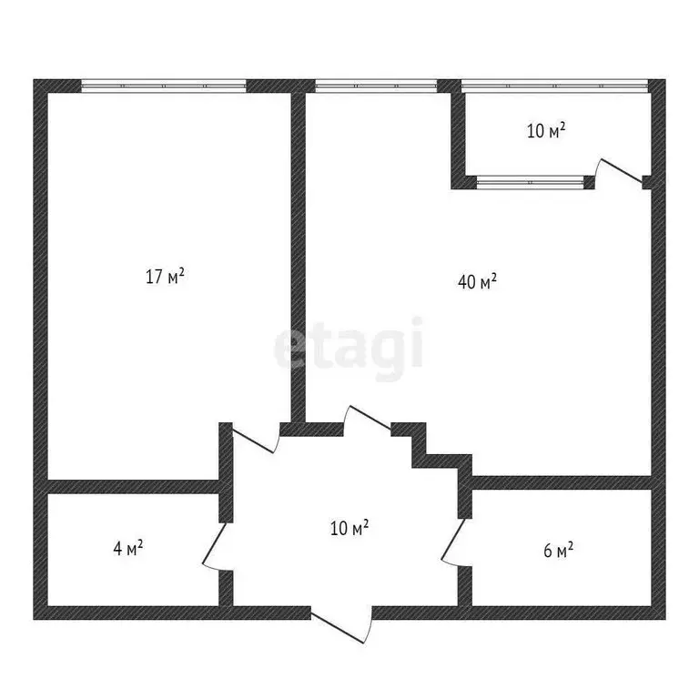2-комнатная квартира: Махачкала, Индустриальный переулок, 3 (70 м) - Фото 1