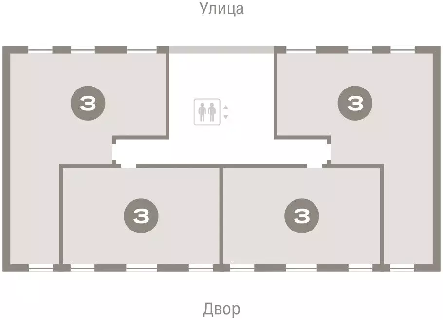 3-комнатная квартира: Новосибирский район, рабочий посёлок Краснообск, ... - Фото 2