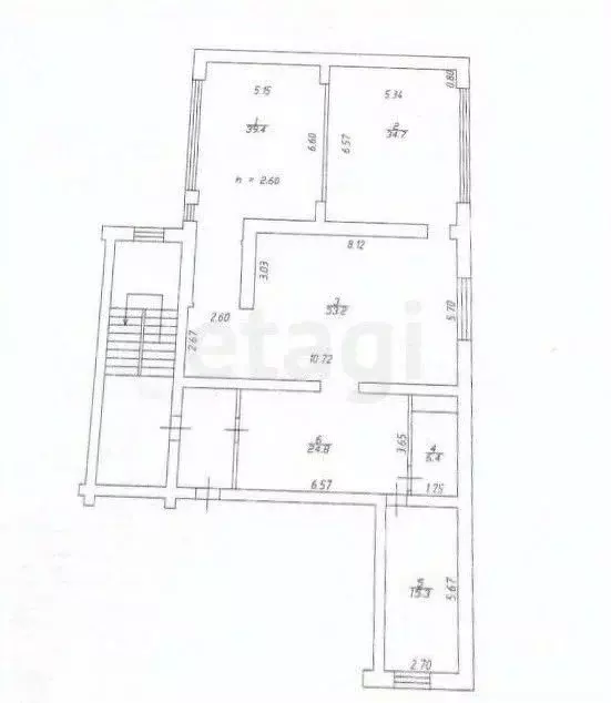 3-к кв. Иркутская область, Иркутск пер. МОПРА, 3 (173.8 м) - Фото 2