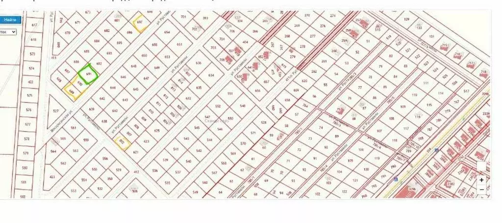 Участок в посёлок Волховец, улица Руставели (10.15 м) - Фото 1