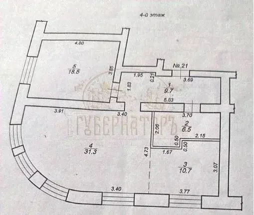2-к кв. Тверская область, Тверь наб. Степана Разина, 2 (76.7 м) - Фото 2